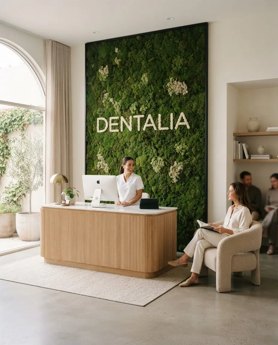 Logo en musgo · Clínica dental